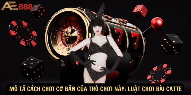 Mô tả cách chơi cơ bản của trò chơi này: Luật chơi bài Catte