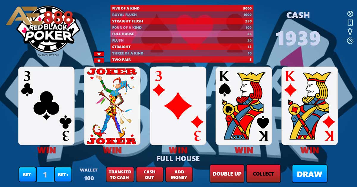 Cách chơi red black poker không bao giờ bị lỗ